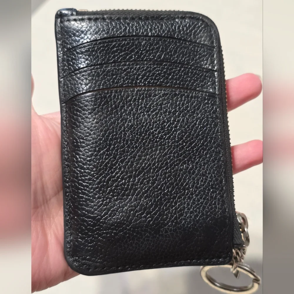 Kate Spade Black Leather Card Holder